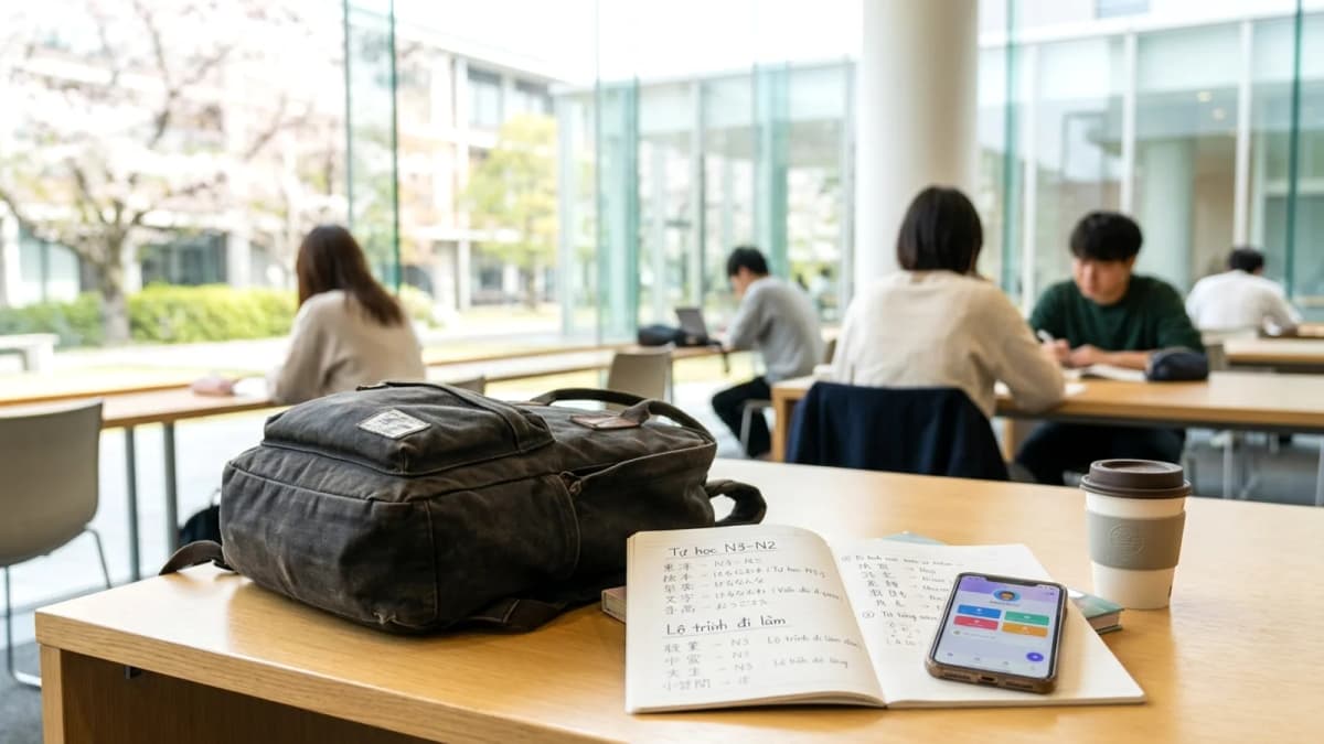 Học tiếng Nhật miễn phí, giá rẻ: N4 lên N2 cho người đi làm