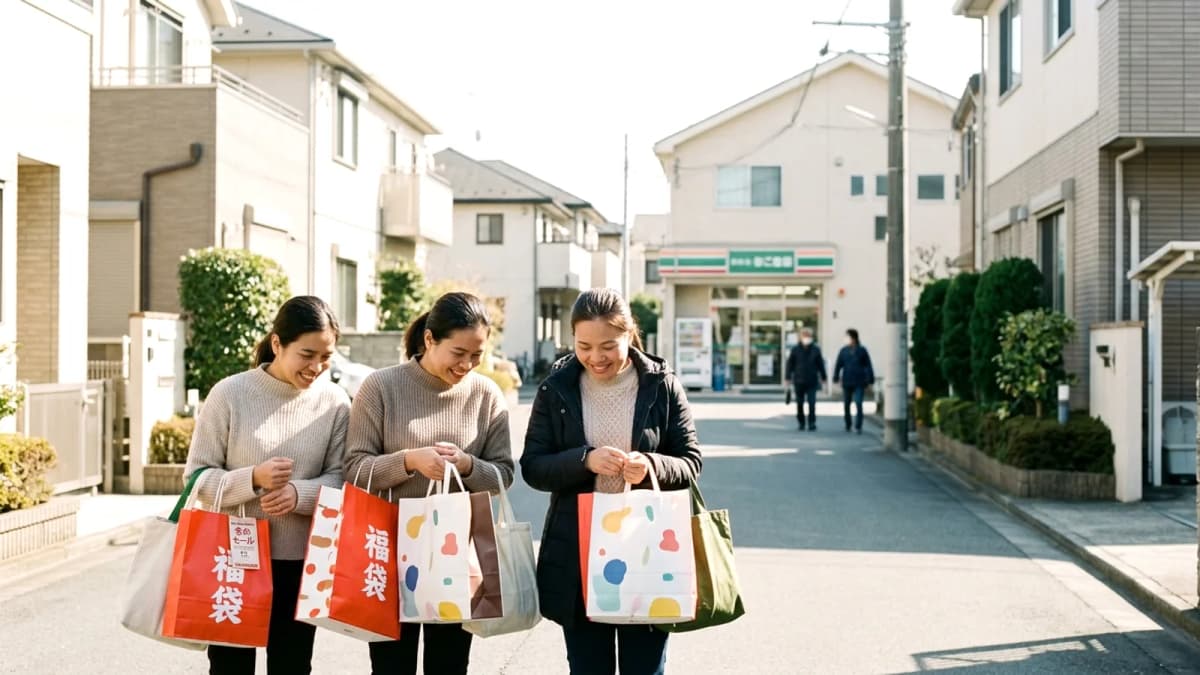 Lịch siêu giảm giá Nhật 2026: Fukubukuro, sale mùa