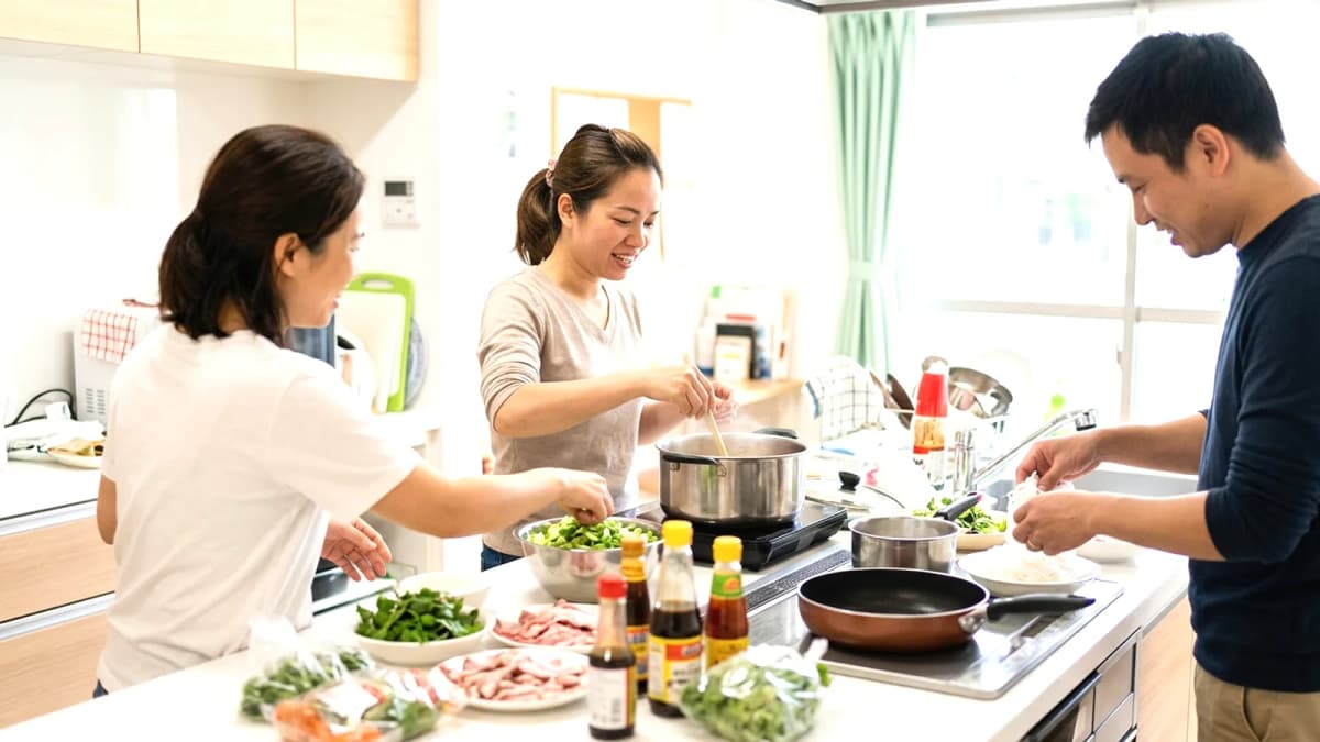 Nấu món Việt tại Nhật: Thay nguyên liệu thiếu