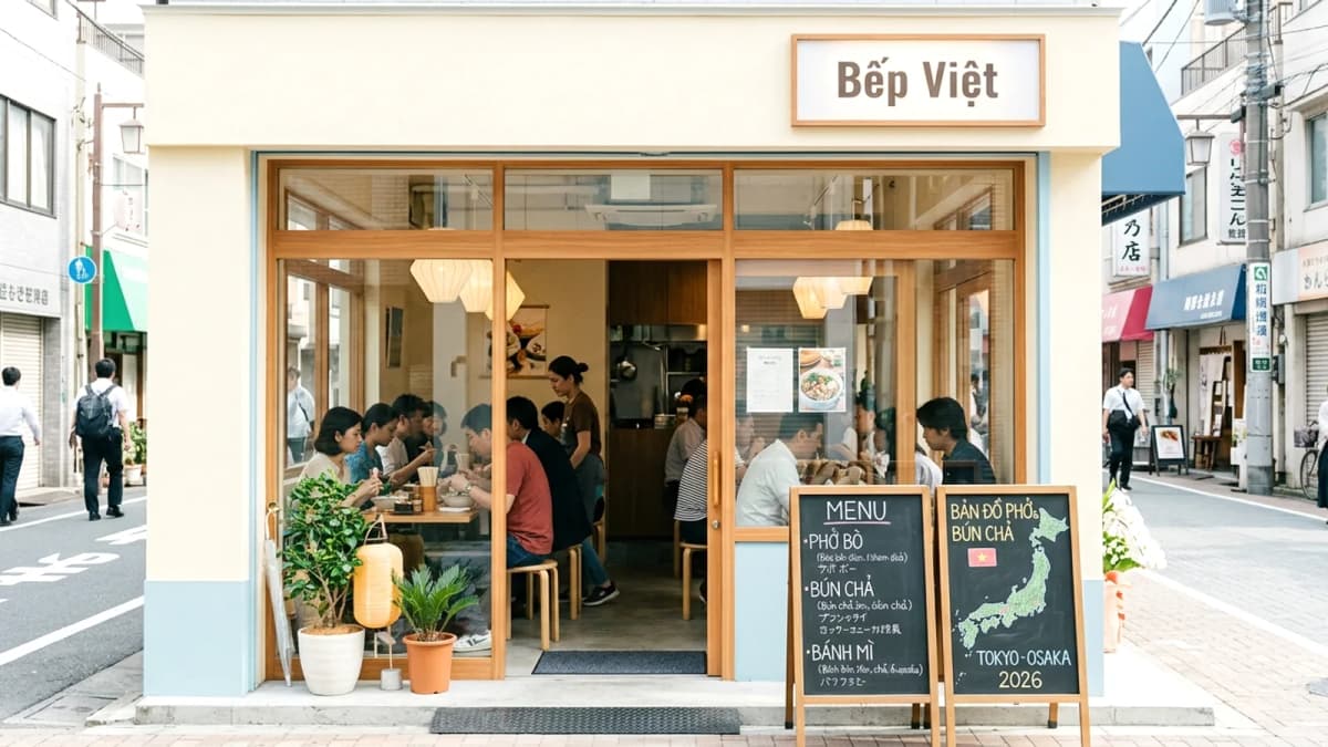 Quán Việt ngon ở Nhật 2026: Phở, Bún Chả từ Tokyo đến Osaka
