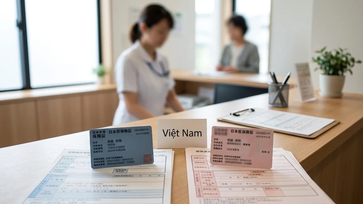 So sánh Shakai Hoken và bảo hiểm y tế quốc dân 2026