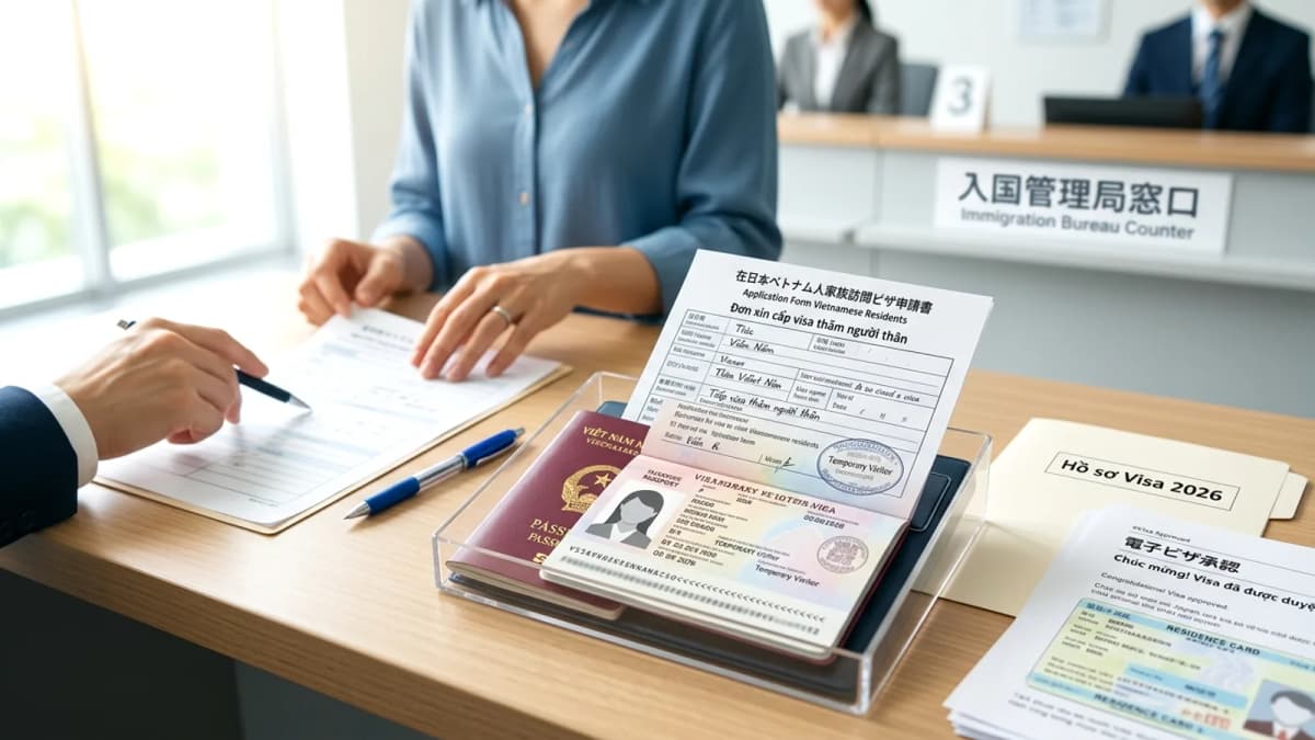 Visa du lịch Nhật 2026: eVisa, hồ sơ, mẹo đậu cho người thân
