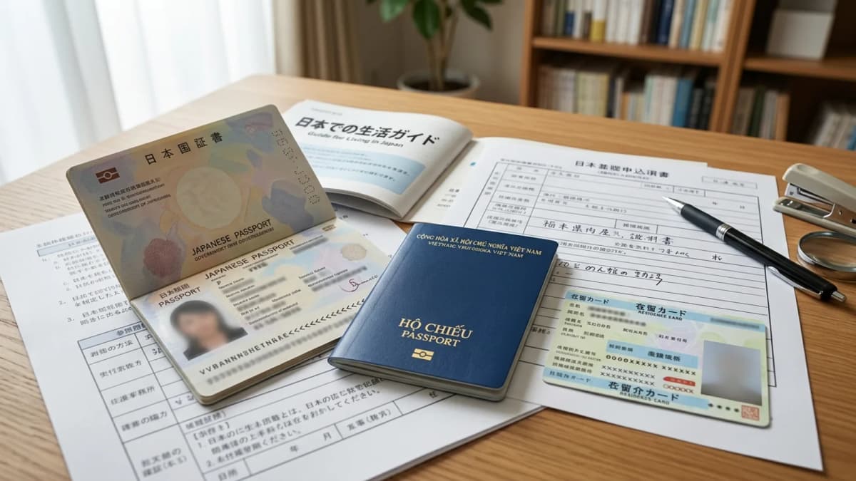 Visa & Lưu trú tại Nhật: Hướng dẫn đầy đủ cho người Việt
