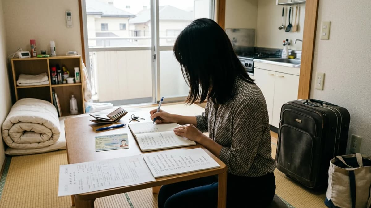 Checklist 30 ngày đầu ở Nhật 2026