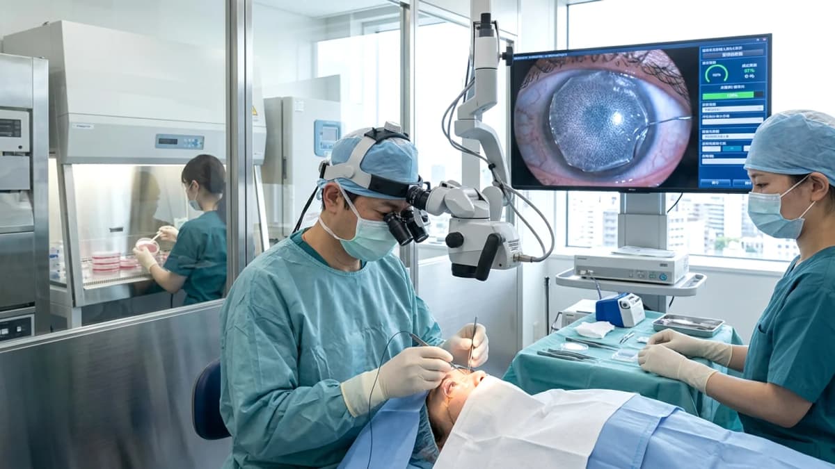 Ghép giác mạc từ tế bào iPS: Bước tiến y học tại Nhật Bản