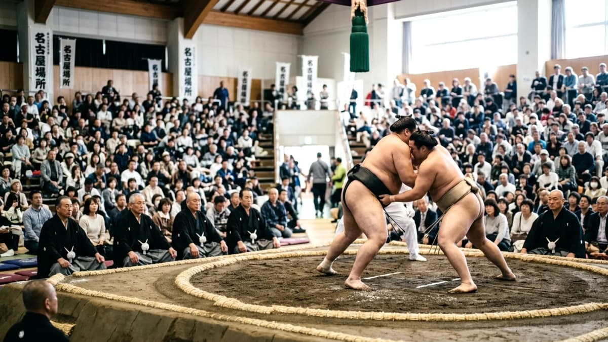 Giải đấu Sumo lớn tại Nagoya: Các Đại Yokozuna trở lại, ngôi sao Ukraina tranh suất Ozeki