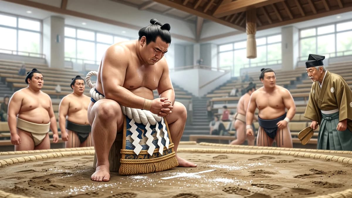 Giải đấu Sumo Nagoya: Yokozuna Onosato khởi đầu khó khăn với hai trận thua liên tiếp