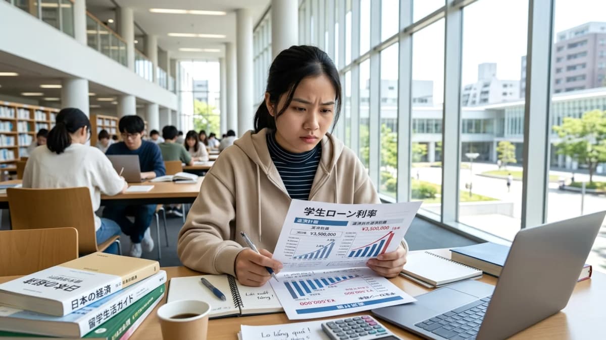 Lãi suất vay sinh viên Nhật Bản tăng đột biến: Tác động và bối cảnh kinh tế
