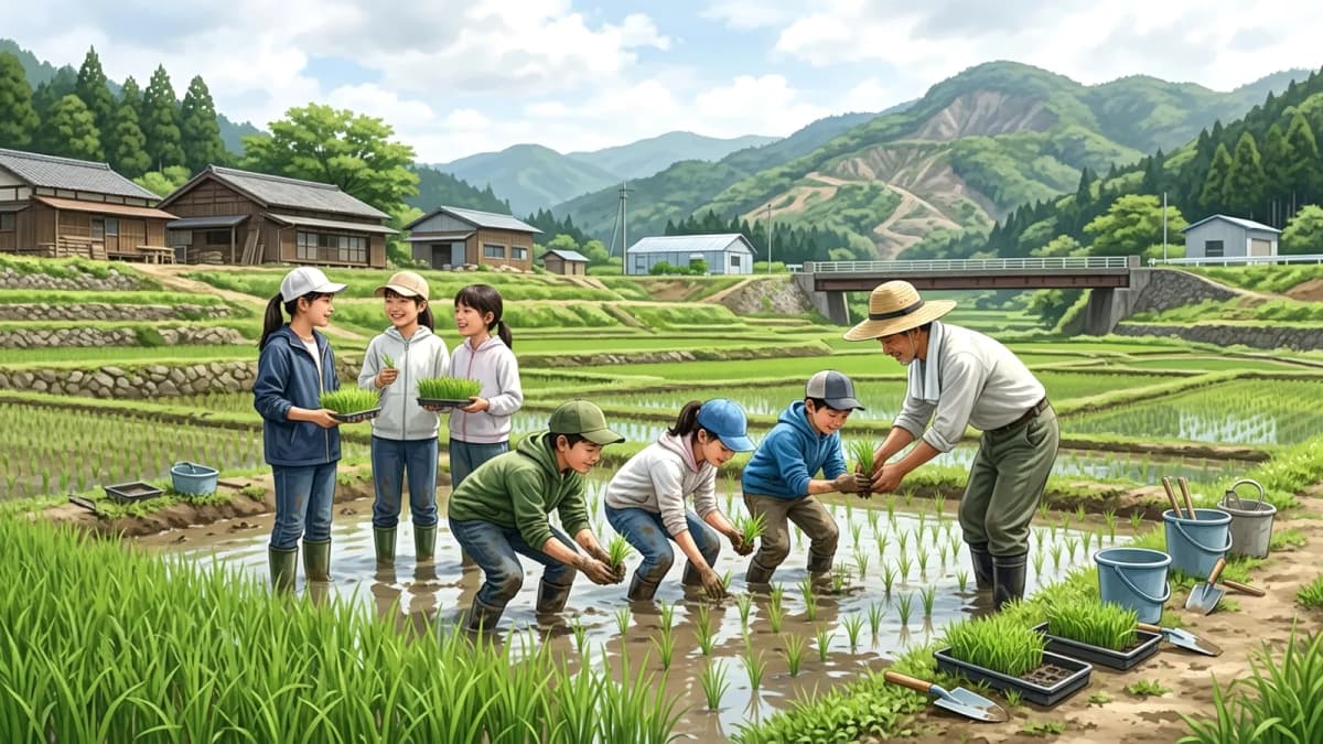 Moriumius: Trải nghiệm nông nghiệp tại vùng thiên tai Nhật Bản thu hút học sinh