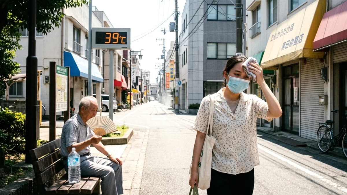 Nắng nóng kỷ lục 39,3°C tại Kyushu: Cơ quan Khí tượng Nhật Bản cảnh báo đột quỵ nhiệt