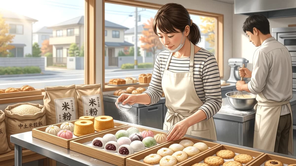 Nhật Bản đẩy mạnh sử dụng bột gạo làm bánh kẹo giữa bối cảnh tiêu thụ gạo sụt giảm