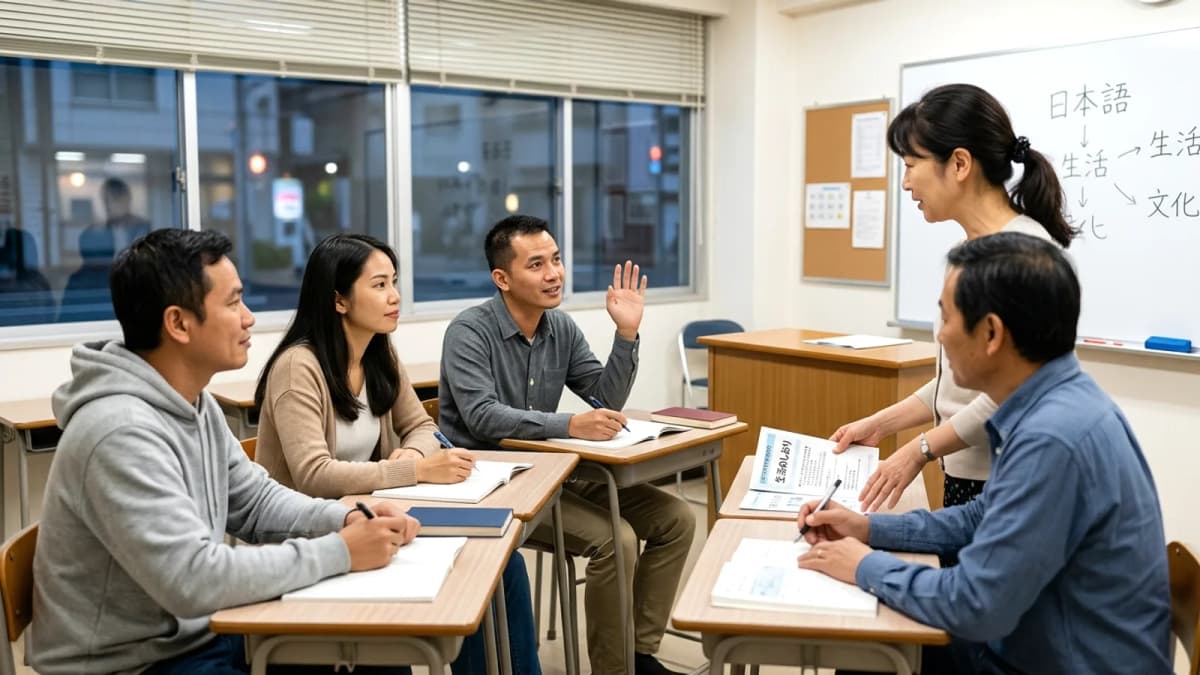 Nhật hỗ trợ người nước ngoài hòa nhập qua trường học ban đêm