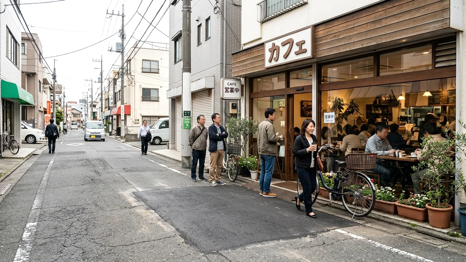 Quán cà phê ở Saitama mở cửa trở lại sau sự cố hố tử thần